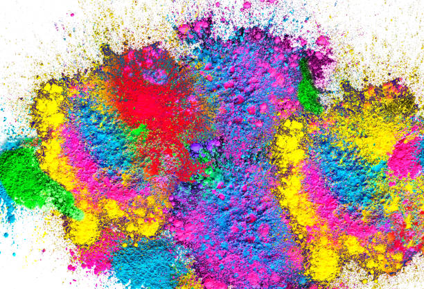 istock HAPPY HOLI, HOLI SPLASH ON INDIA MAP colourful india map illustration 1209162007