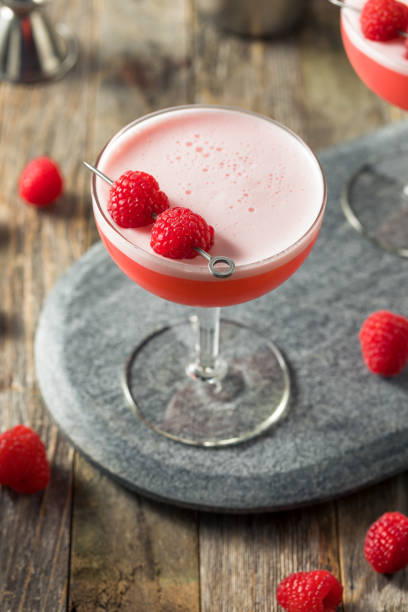 istock Boozy Pink Clover Club Cocktail 1209165438