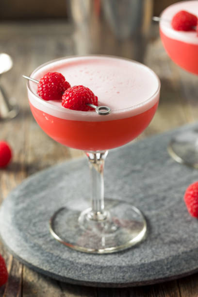 istock Boozy Pink Clover Club Cocktail 1209165555