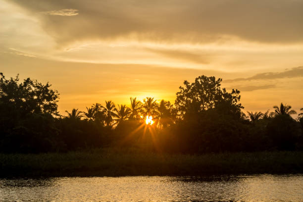 istock Evening sun at Tha Chin river(Maenam Tha Chin),Nakhon Pathom,Thailand 1209165722