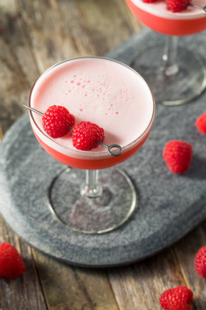 istock Boozy Pink Clover Club Cocktail 1209167605