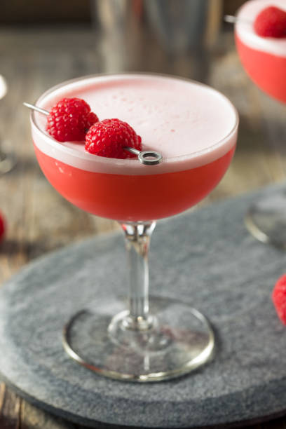 istock Boozy Pink Clover Club Cocktail 1209168129