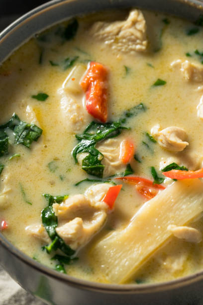 istock Homemade Spicy Thai Coconut Green Curry 1209168508