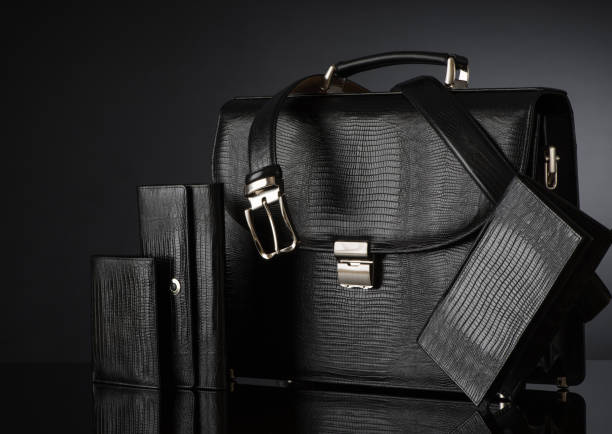 istock men's accessories on a black background 1209170617