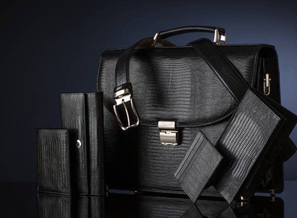 istock men's accessories on a black background 1209170634
