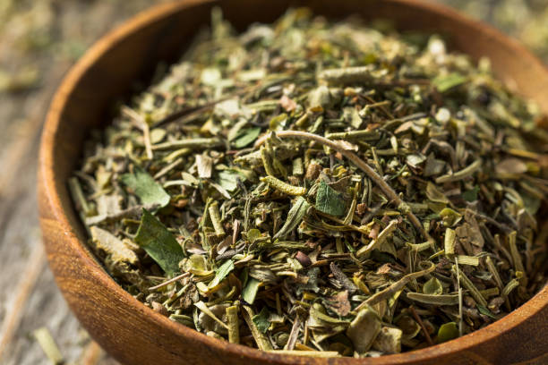 istock Dry Green Organic Bouquet Garni Herbs 1209171886