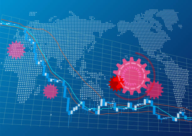 istock Image of stock price decline due to coronavirus 1209173034