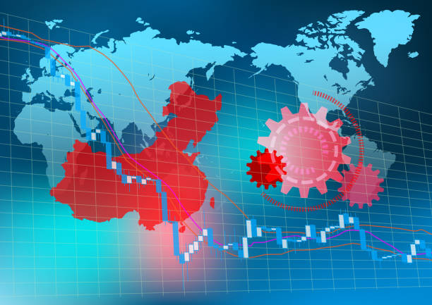 istock Image of stock price decline due to coronavirus 1209173065