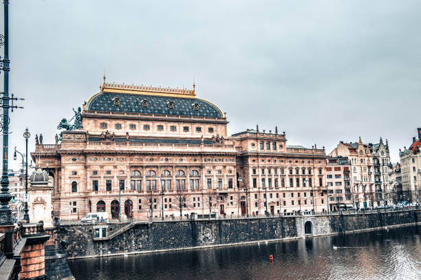 istock National theater in Prague with river Vltava 1209173344