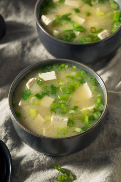 istock Healthy Japanese Tofu Miso Soup 1209174225