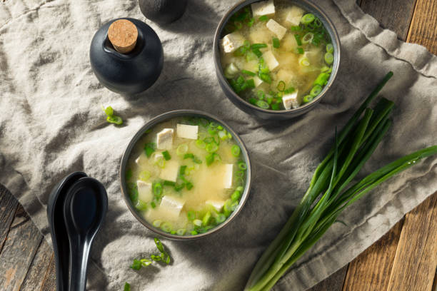 istock Healthy Japanese Tofu Miso Soup 1209174355