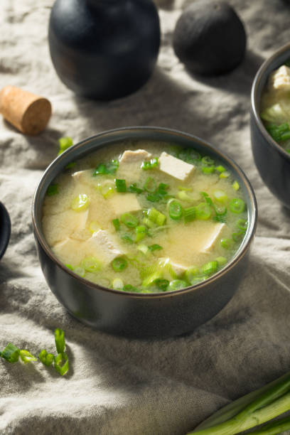 istock Healthy Japanese Tofu Miso Soup 1209174401
