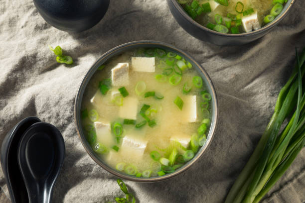 istock Healthy Japanese Tofu Miso Soup 1209176589