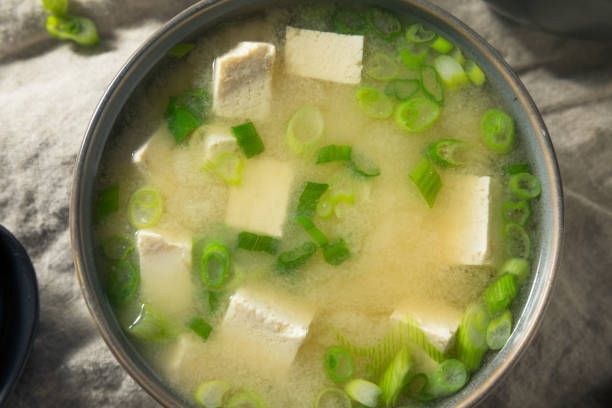 istock Healthy Japanese Tofu Miso Soup 1209176678