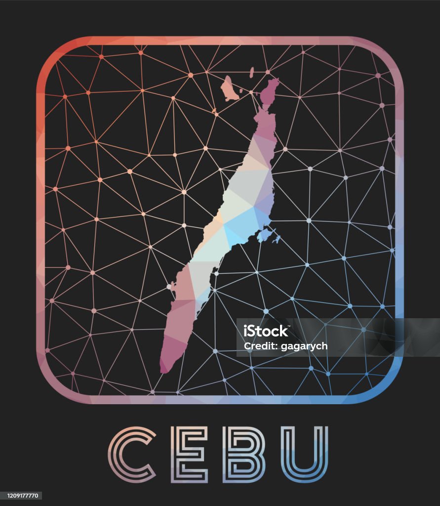 Cebu Map Graphics Cebu Map Design Stock Illustration - Download Image Now - Abstract ...