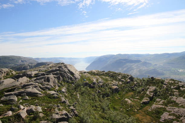 istock Beautiful Norway scenery near Pulpit Rock (Preikestolen) 1209178624