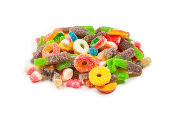 istock Assorted gummy candies. Top view. Jelly  sweets. 1209179845