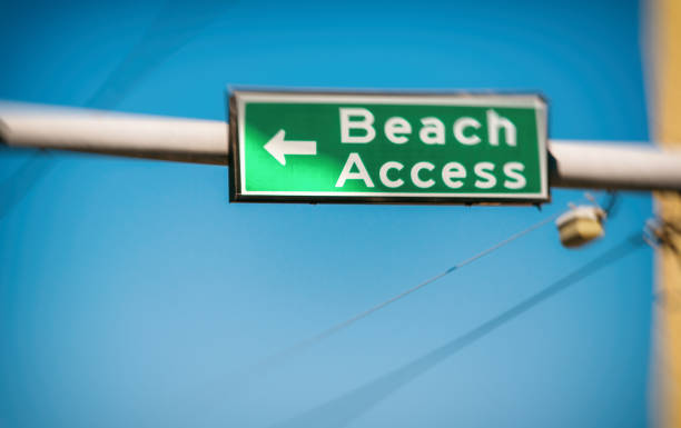istock Beach Access street sign 1209181039