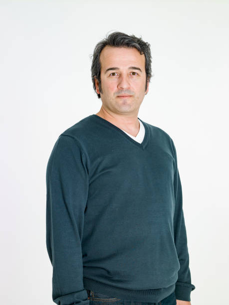 istock Caucasian man Portrait with blank expression 1209182411