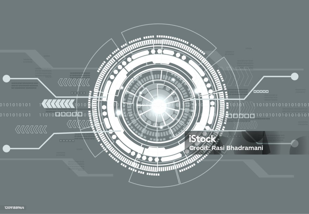 Digital Technology Abstract Background Stock Photo - Download Image Now ...