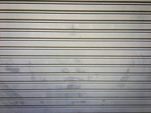 istock Garage with stainless steel texture background. wallpaper for design 1209189060