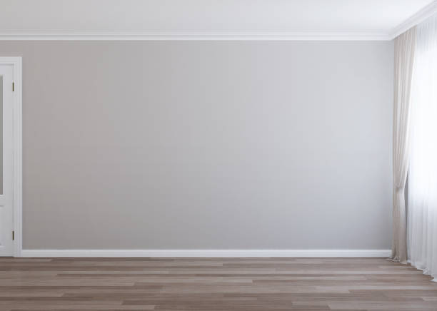 istock The interior of a private house. Empty room. 3d rendering. 1209189321