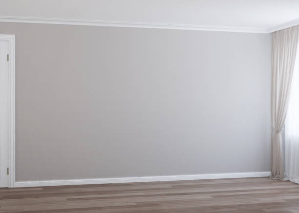 istock The interior of a private house. Empty room. 3d rendering. 1209189322