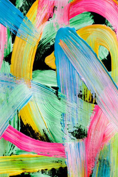 istock Abstract colorful painting 1209190402