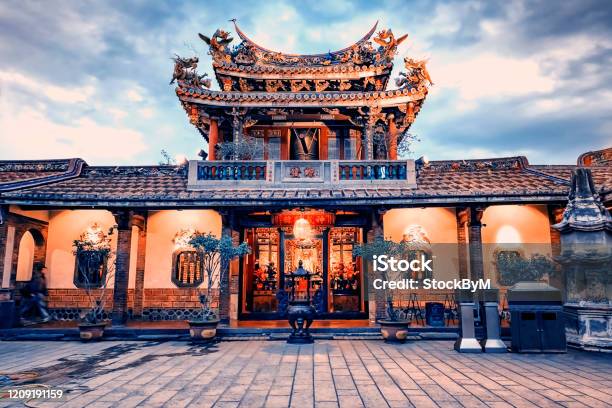Architecture In Taipei Stock Photo - Download Image Now - Confucius, Temple - Building, Taiwan