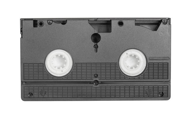 istock Retro classic vhs video tape isolated on white 1209193879