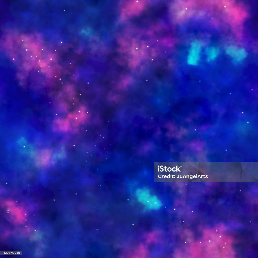 Galaxy Pattern Repeat Seamless Galaxy Background