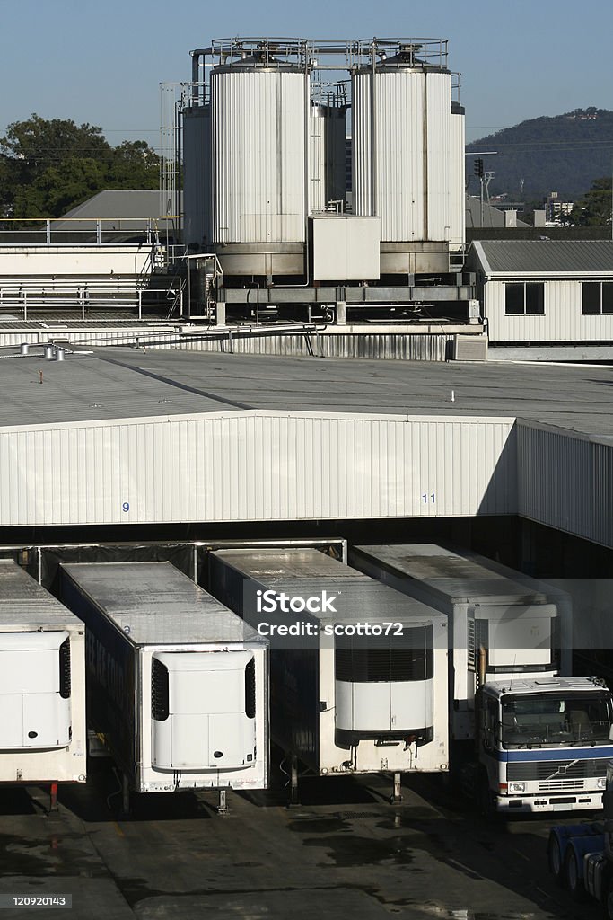 Planta de productos lácteos - Foto de stock de Industria libre de derechos