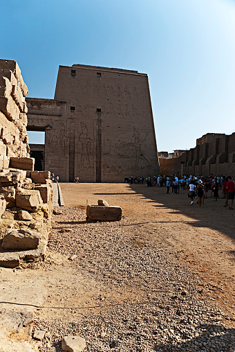 Temple of Isis at Philae Island in Aswan, Egypt.