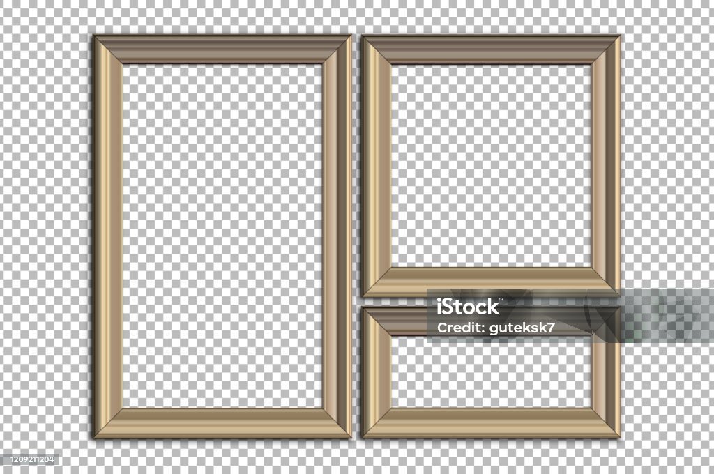 Picture Frame Invisable Backround Picture Frame Idea Inspiration On Transparent Background Stock ...