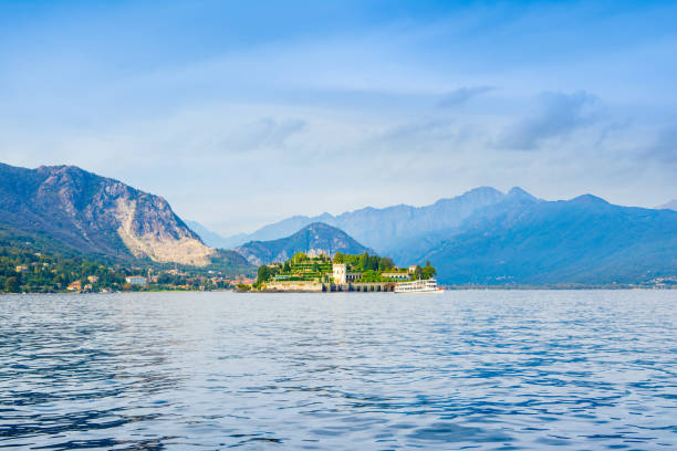 istock Excursion cruise boat on Lake Maggiore 1209212571