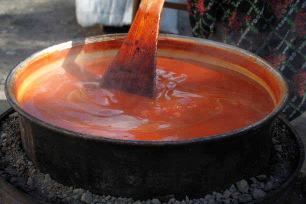 TURKISH TRADITIONAL CUISINE ( rosehip marmalade)