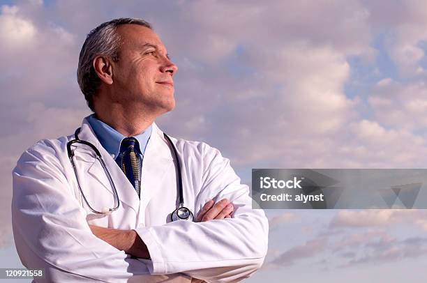 Stock Photo Of A Confident Medical Doctor With Copy Space Stock Photo - Download Image Now