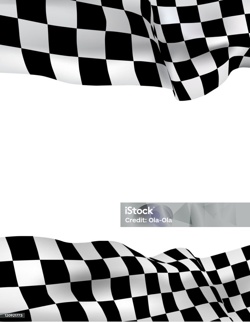 Background checkered flag Vector background checkered flag with space for your text Sports Race stock vector