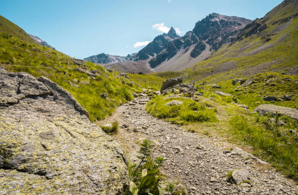 istock A hiking trail looking up on a mountain in St Mortitz, Switzerland 1209218883
