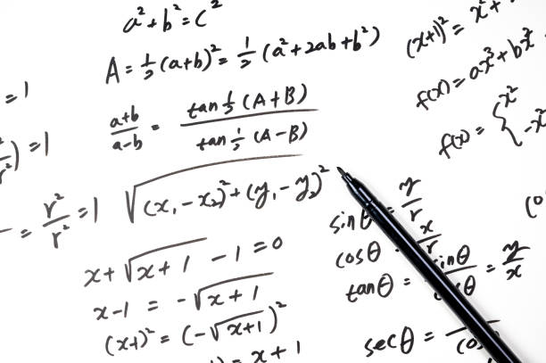 istock A note full of mathematical formulas. Education concept 1209219771