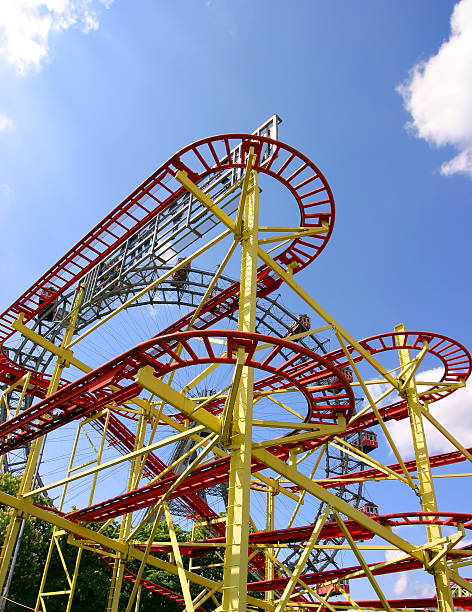 istock Roller coaster and large ferris wheel in Vienna 120922006