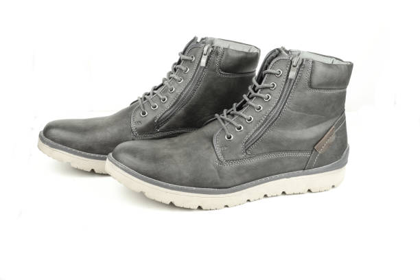 istock Men's gray, winter, modern shoes 1209221596