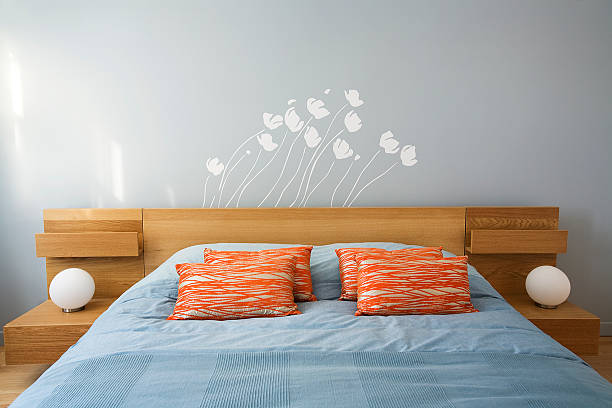 Summer Room Stock Photo - Download Image Now - Mural, Bedroom