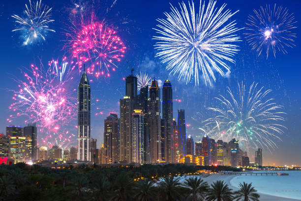 istock New Year fireworks display in Dubai 1209235261