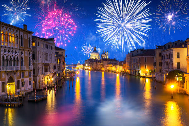 istock New Years firework display over Grand Canal in Venice 1209235364