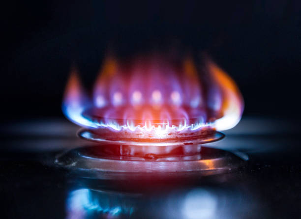 Fire flame of gas Fire flame of gas camping stove photos stock pictures, royalty-free photos & images