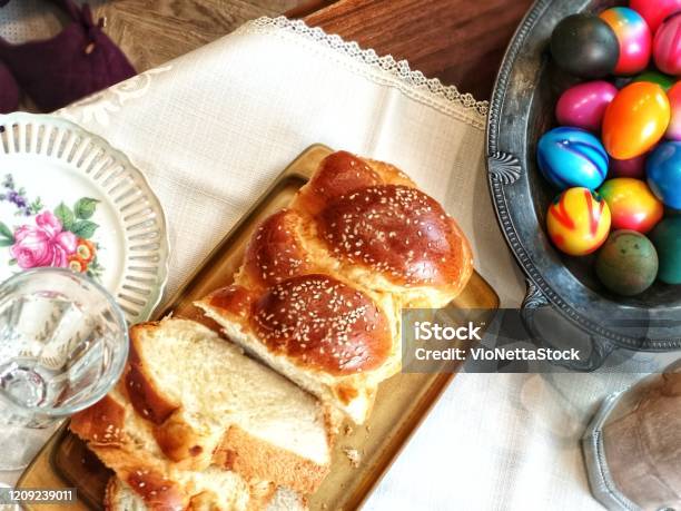 Easter Food Stock Image Stock Photo - Download Image Now - Bulgaria, Easter, Easter Egg