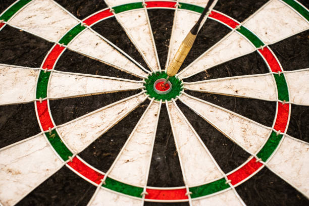 istock close up of a Dart Board.bullseye 1209242135