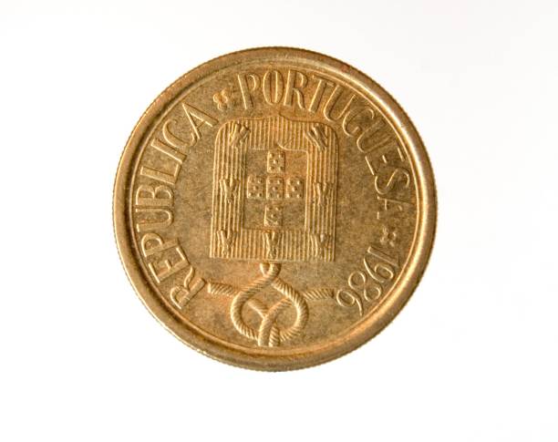 istock Vintage Portuguese Coin 120924801