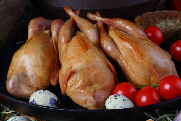 Smoked quail
